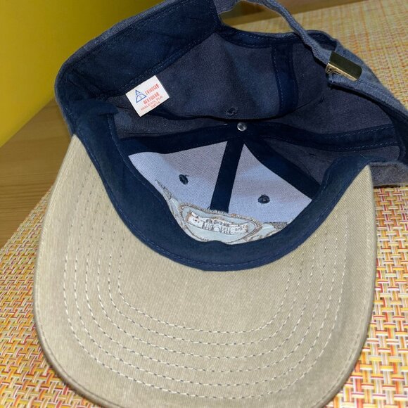 The Alamo Texas Blue and Brown Mens Baseball Cap Hat - Picture 3 of 4